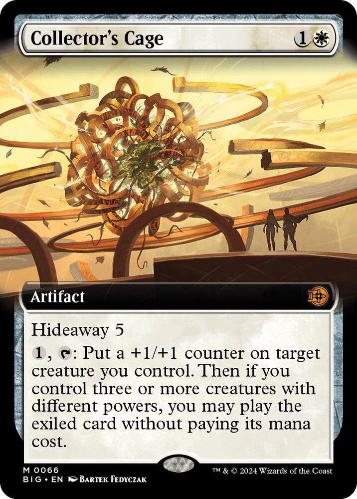 Collector's Cage 66/30 (Outlaws of Thunder Junction: The Big Score)  - Extended Art Foil | Good Games North