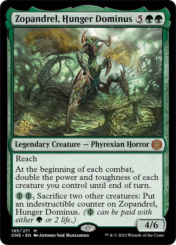 Zopandrel Hunger Dominus 195s/160 (Prerelease Cards)  - Foil | Good Games North