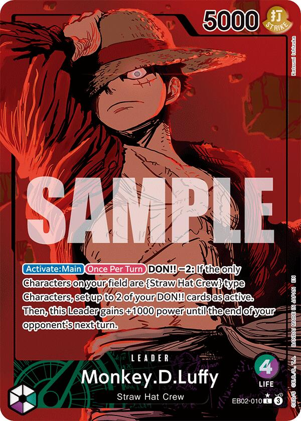 Monkey.D.Luffy (010) (Alternate Art) [Extra Booster: Anime 25th Collection] | Good Games North