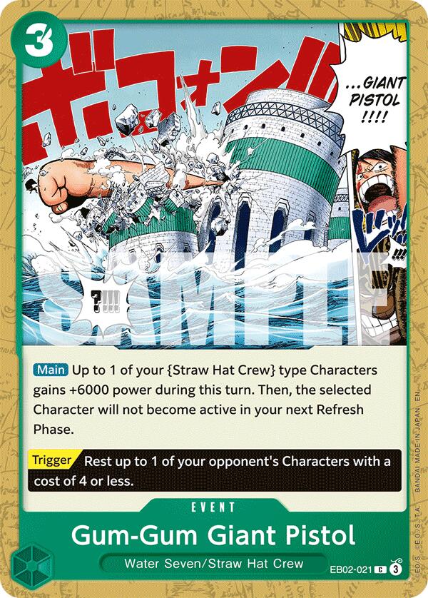 Gum-Gum Giant Pistol [Extra Booster: Anime 25th Collection] | Good Games North