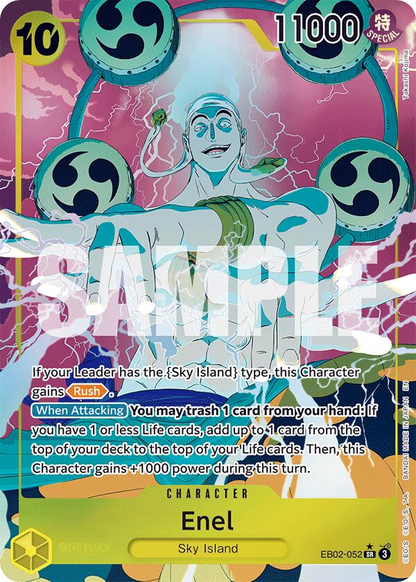 Enel (Alternate Art) [Extra Booster: Anime 25th Collection] | Good Games North