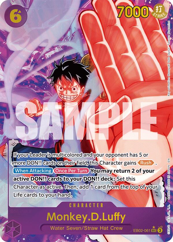 Monkey.D.Luffy (061) (Alternate Art) [Extra Booster: Anime 25th Collection] | Good Games North