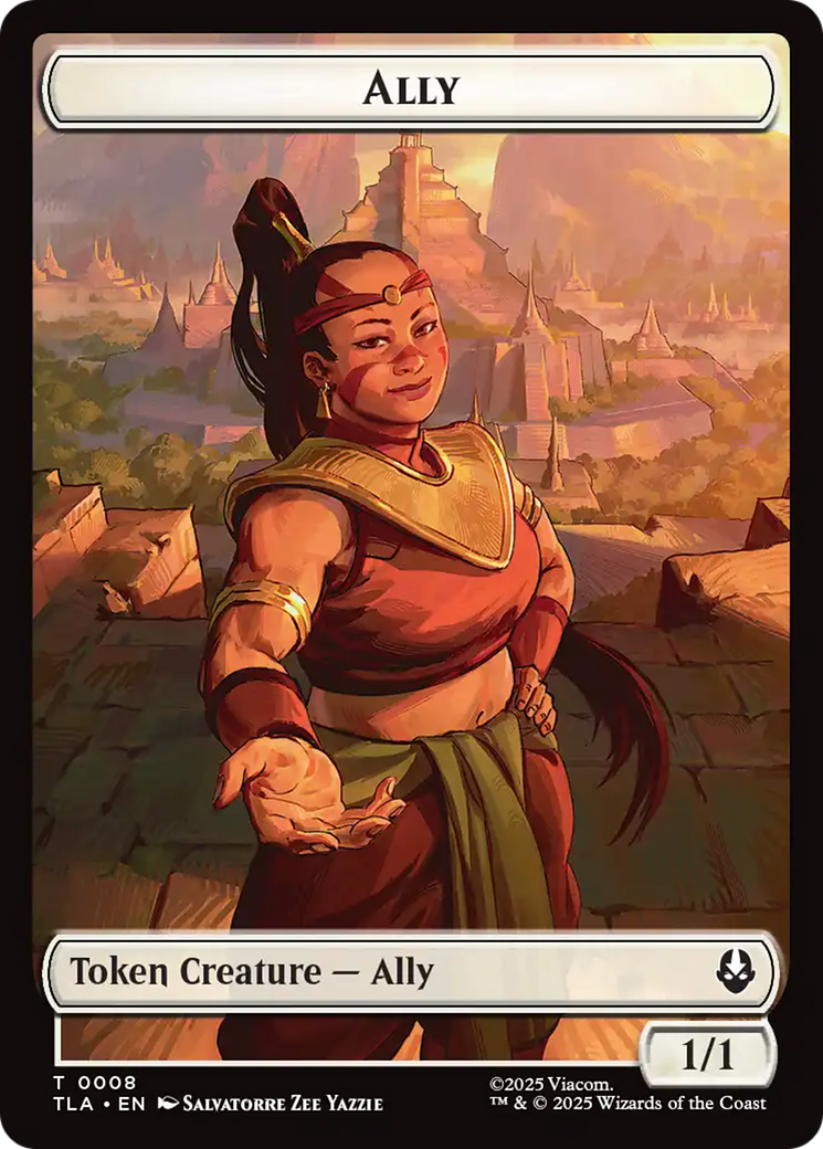 Ally (0008) // Soldier (0002) Double-Sided Token [Avatar: The Last Airbender Tokens] | Good Games North