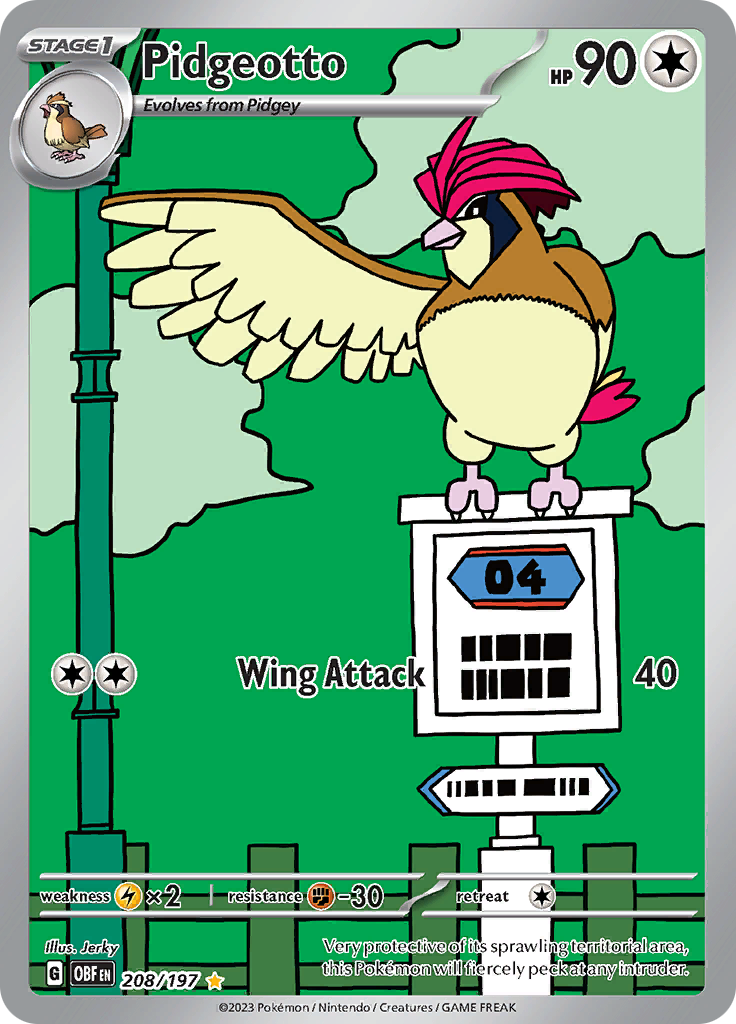 Pidgeotto (208/197) [Scarlet & Violet: Obsidian Flames] | Good Games North