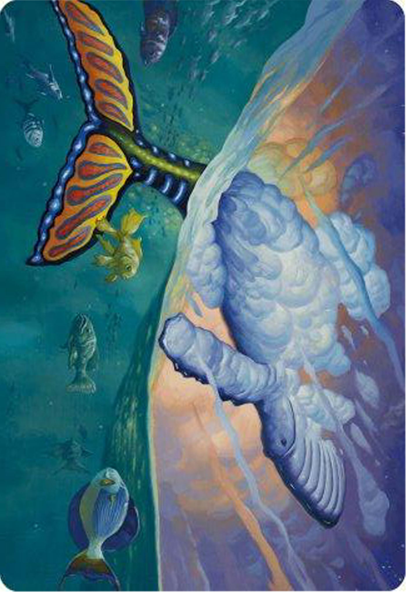 Dreamtide Whale Art Card [Modern Horizons 3 Art Series] | Good Games North