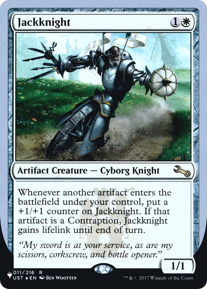 Jackknight (The List Reprints)  - undefined | Good Games North