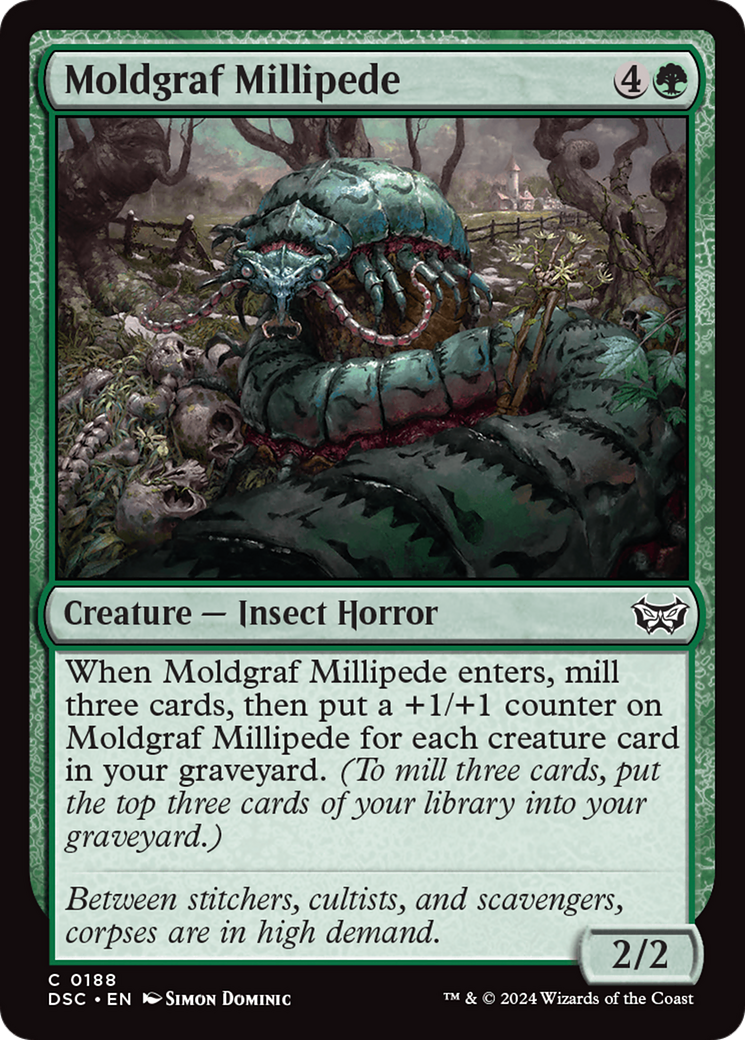 Moldgraf Millipede [Duskmourn: House of Horror Commander] | Good Games North