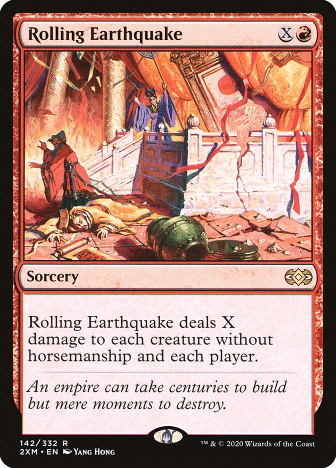 Rolling Earthquake 142 (Double Masters)  - Foil | Good Games North