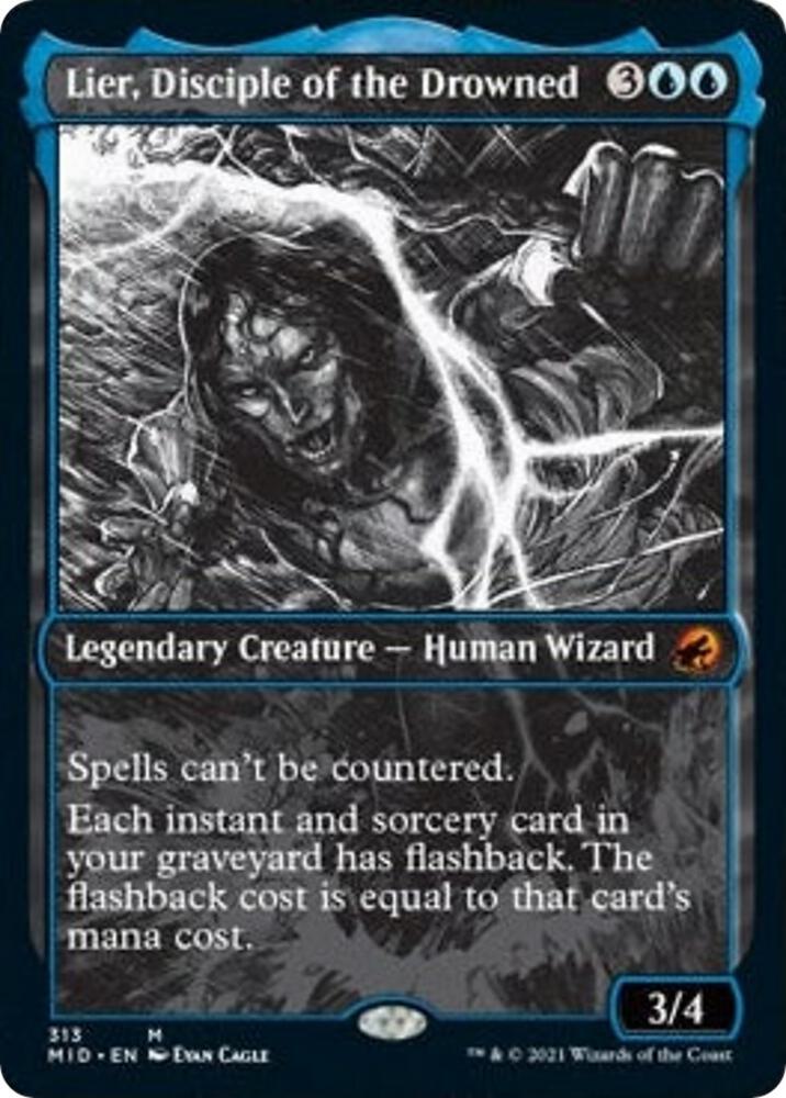 Lier Disciple of the Drowned Showcase (Innistrad: Midnight Hunt)  - Foil | Good Games North
