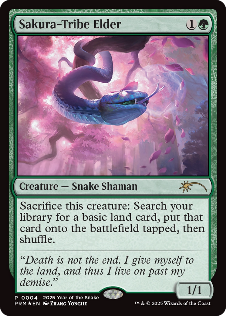 Sakura-Tribe Elder (Year of the Snake 2025) [Standard Showdown Promos] | Good Games North