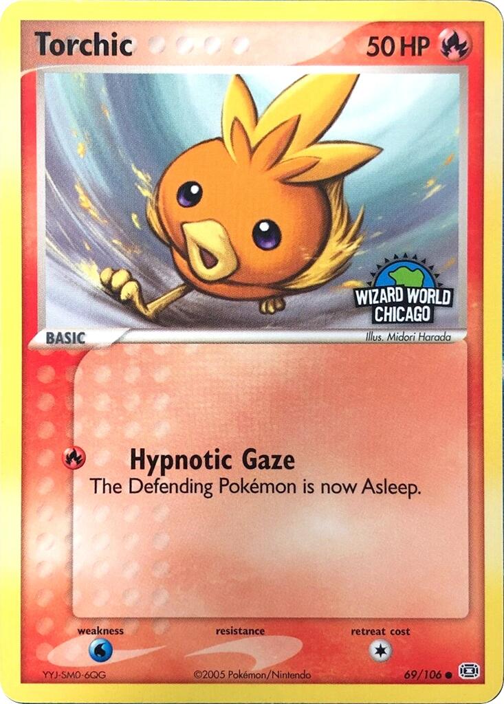 Torchic (69/106) (Wizard World Chicago) [Miscellaneous Cards] | Good Games North
