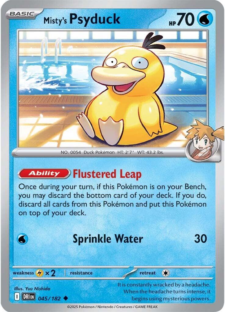 Misty's Psyduck (045/182) [Scarlet & Violet: Destined Rivals] | Good Games North