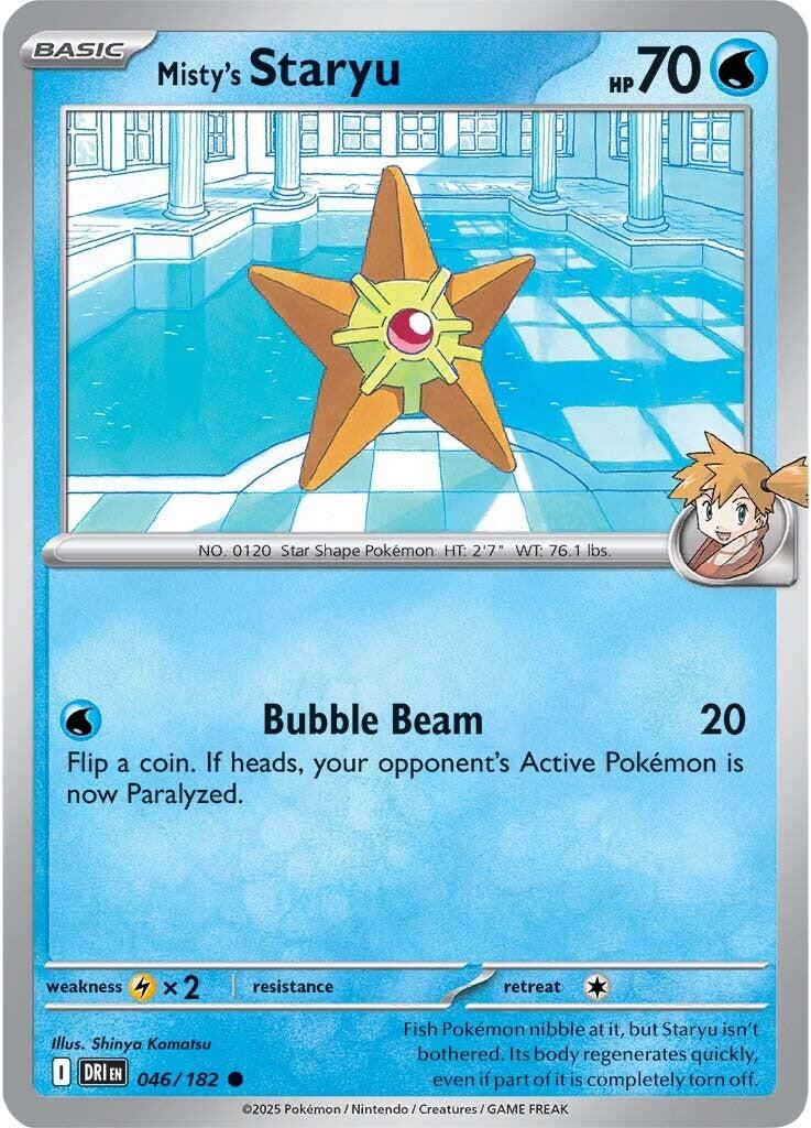 Misty's Staryu (046/182) [Scarlet & Violet: Destined Rivals] | Good Games North