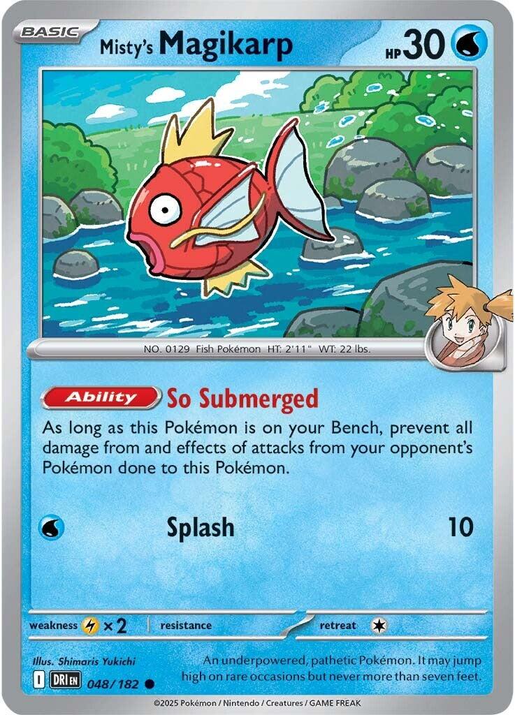 Misty's Magikarp (048/182) [Scarlet & Violet: Destined Rivals] | Good Games North