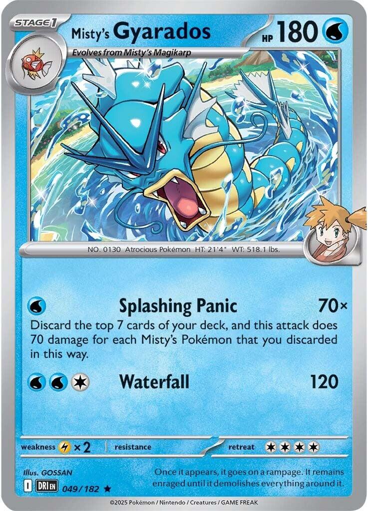 Misty's Gyarados (049/182) [Scarlet & Violet: Destined Rivals] | Good Games North