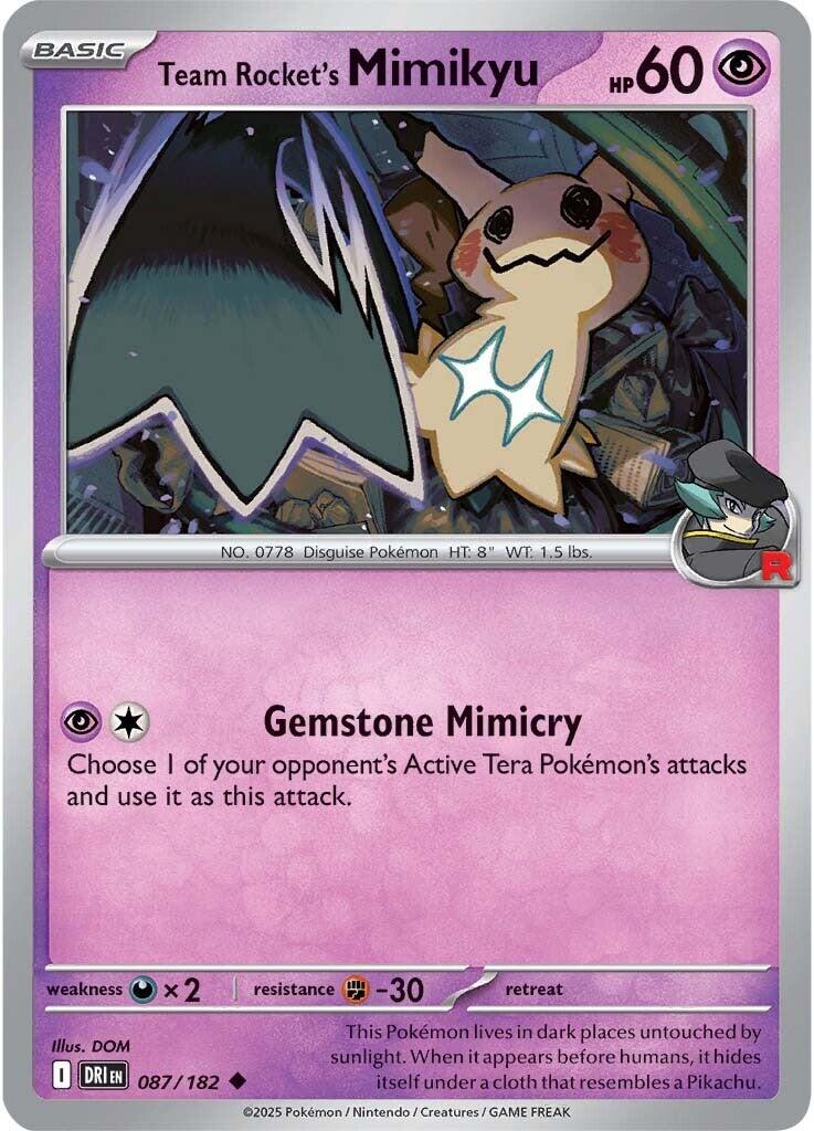 Team Rocket's Mimikyu (087/182) [Scarlet & Violet: Destined Rivals] | Good Games North