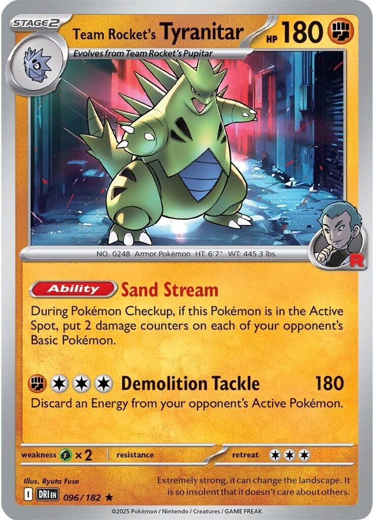 Team Rocket's Tyranitar (096/182) [Scarlet & Violet: Destined Rivals] | Good Games North