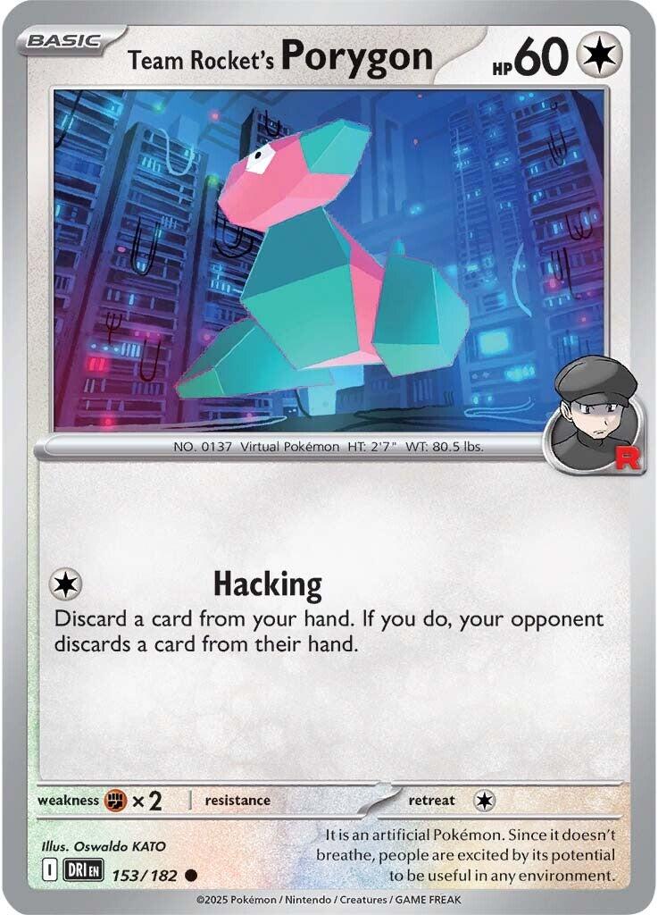 Team Rocket's Porygon (153/182) [Scarlet & Violet: Destined Rivals] | Good Games North