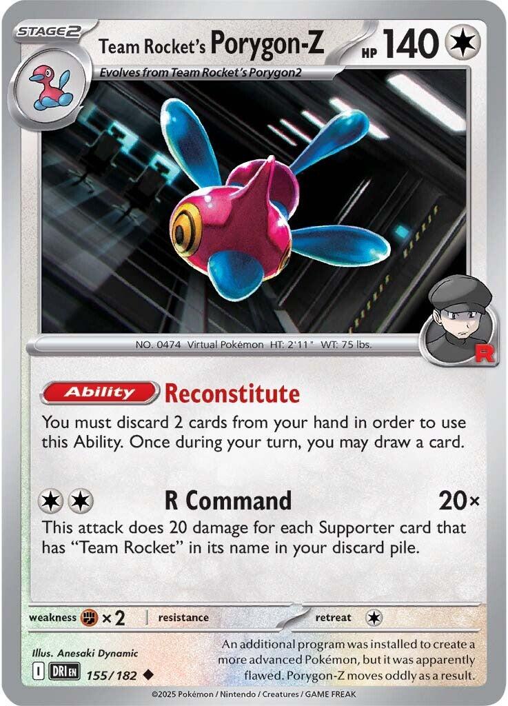 Team Rocket's Porygon-Z (155/182) [Scarlet & Violet: Destined Rivals] | Good Games North