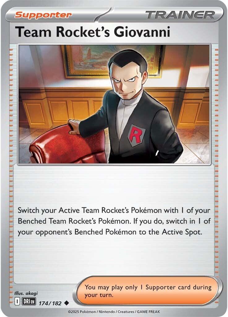 Team Rocket's Giovanni (174/182) [Scarlet & Violet: Destined Rivals] | Good Games North