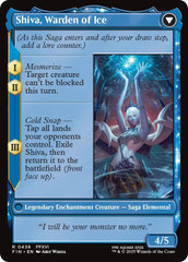 Jill, Shiva's Dominant // Shiva, Warden of Ice (Extended Art) [FINAL FANTASY] | Good Games North
