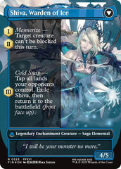 Jill, Shiva's Dominant // Shiva, Warden of Ice (Borderless) (Surge Foil) [FINAL FANTASY] | Good Games North