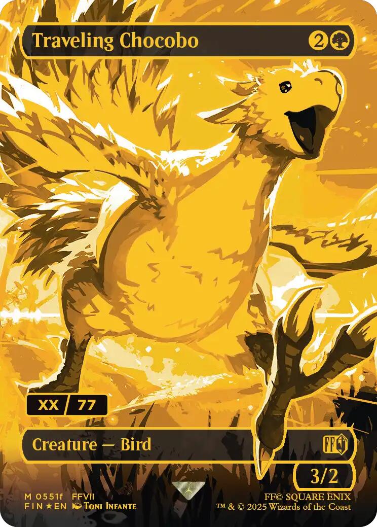 Traveling Chocobo (Borderless) (Serial Numbered) [FINAL FANTASY] | Good Games North