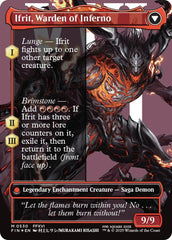 Clive, Ifrit's Dominant // Ifrit, Warden of Inferno (Borderless) (Surge Foil) [FINAL FANTASY] | Good Games North