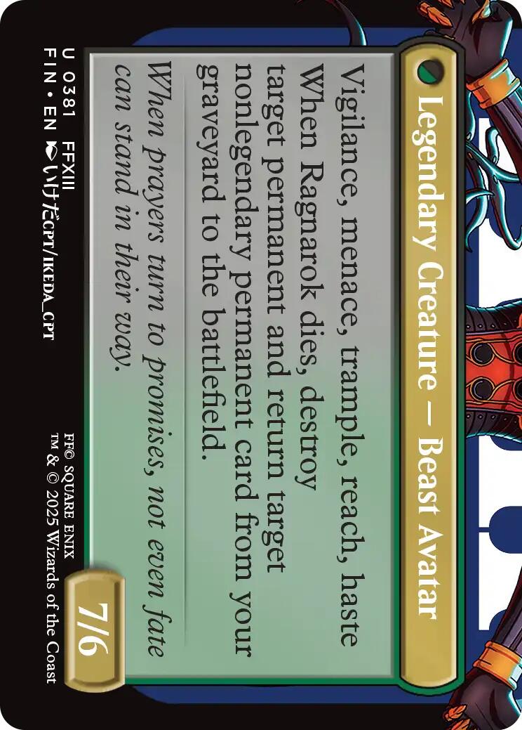 Fang, Fearless l'Cie (Borderless) [FINAL FANTASY] | Good Games North