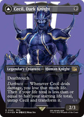 Cecil, Dark Knight // Cecil, Redeemed Paladin (Borderless) (Surge Foil) [FINAL FANTASY] | Good Games North