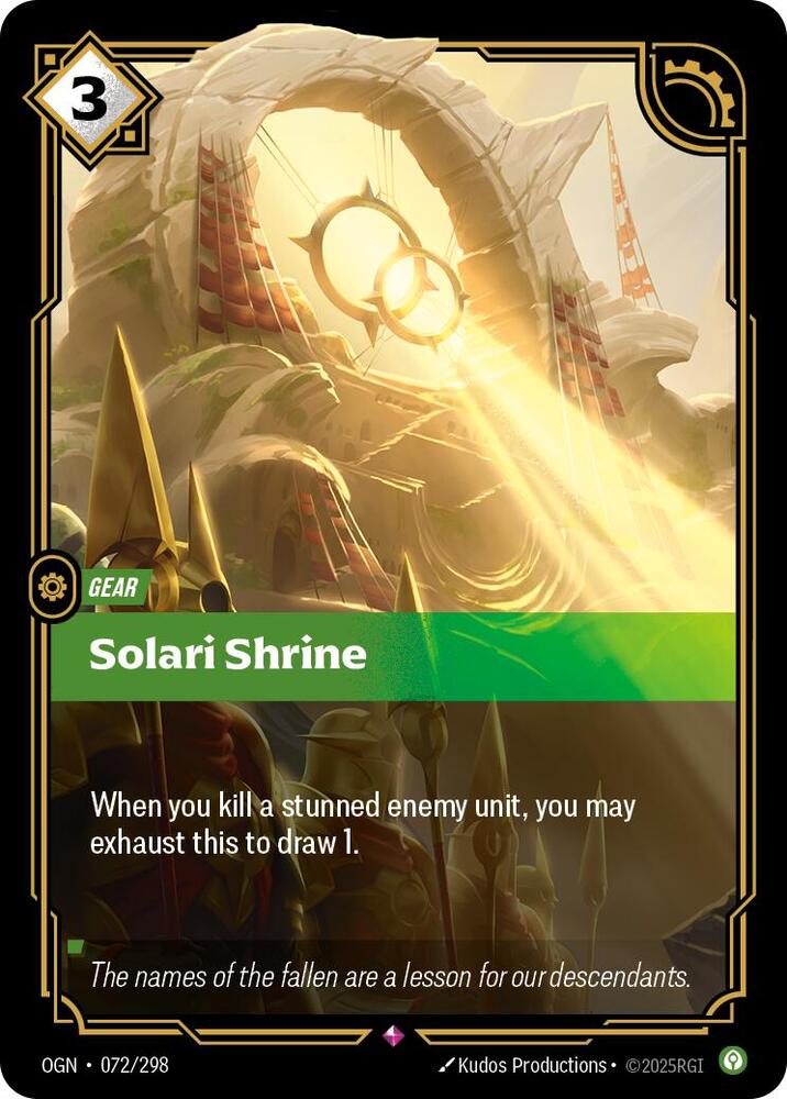 Solari Shrine (Origins)  - Foil | Good Games North