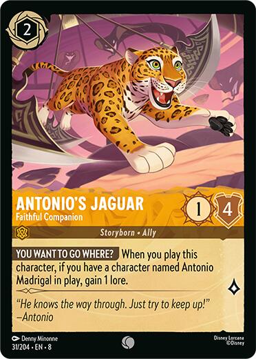 Antonio's Jaguar - Faithful Companion (31/204) [Reign of Jafar] | Good Games North