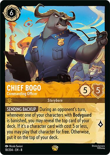 Chief Bogo - Commanding Officer (18/204) [Reign of Jafar] | Good Games North
