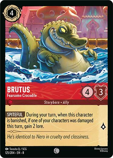 Brutus - Fearsome Crocodile (125/204) [Reign of Jafar] | Good Games North