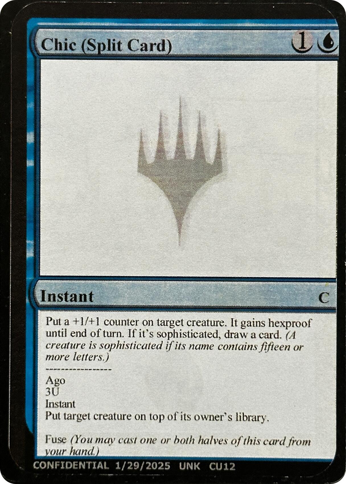 Chic (Split Card) [Unknown Event] | Good Games North
