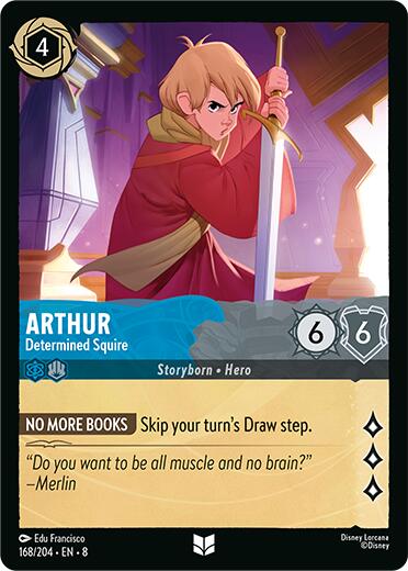 Arthur - Determined Squire (168/204) [Reign of Jafar] | Good Games North