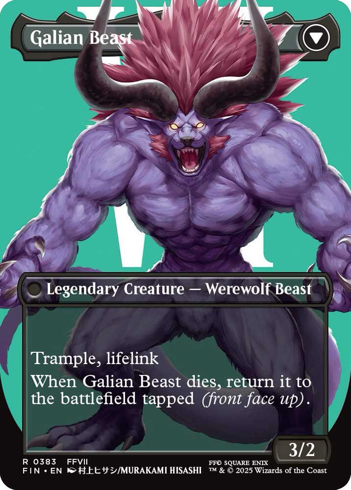 Vincent Valentine // Galian Beast (Borderless) [FINAL FANTASY] | Good Games North