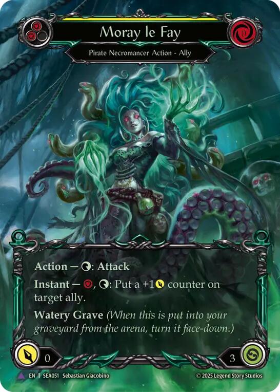 Moray le Fay (Marvel) [SEA051] (High Seas)  Cold Foil | Good Games North