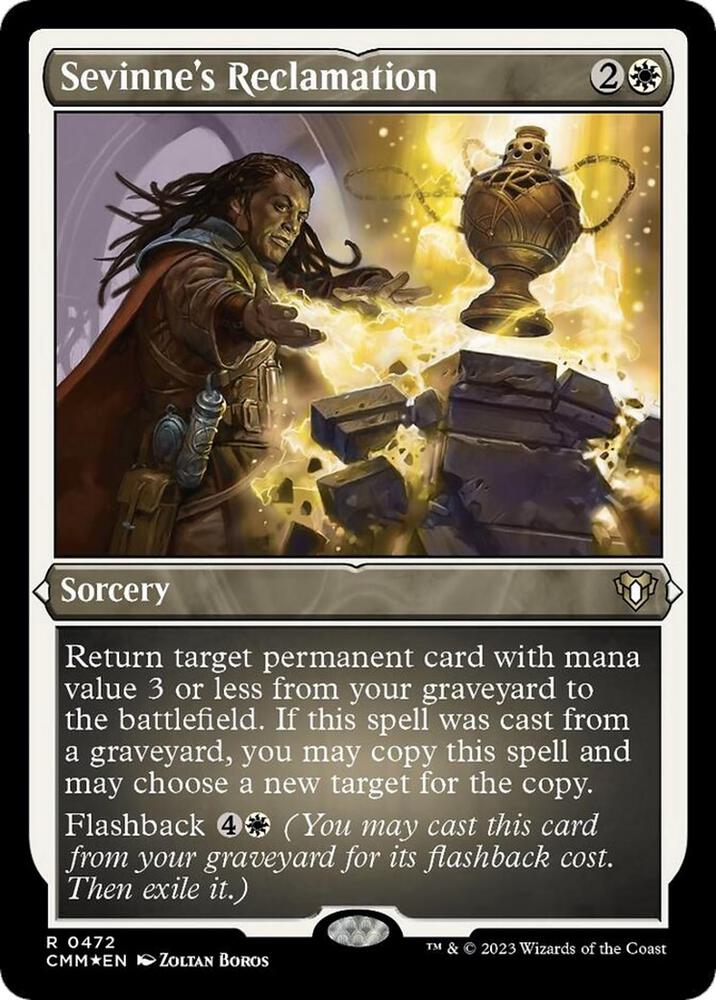 Sevinnes Reclamation Foil Etched (Commander Masters)  - Foil | Good Games North