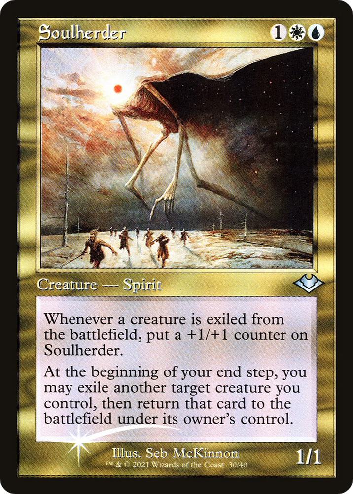 Soulherder Retro Frame (Modern Horizons)  - Foil | Good Games North