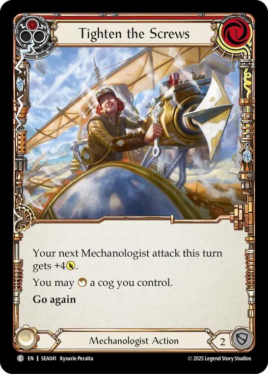 Tighten the Screws [SEA041] (High Seas)  Rainbow Foil | Good Games North