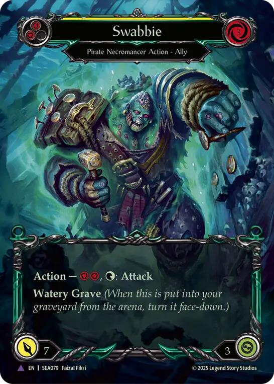 Swabbie (Marvel) [SEA079] (High Seas)  Cold Foil | Good Games North