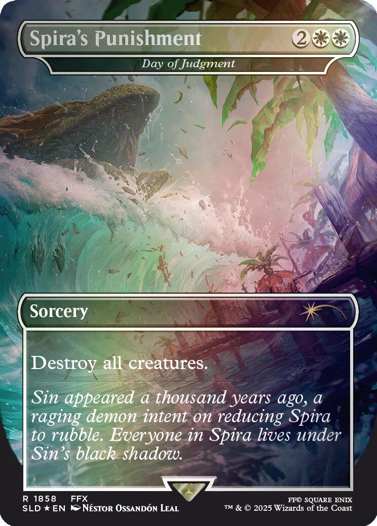 Spira's Punishment - Day of Judgment (Rainbow Foil) [Secret Lair Drop Series] | Good Games North