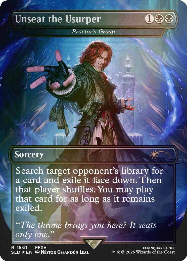 Unseat the Usurper - Praetor's Grasp (Rainbow Foil) [Secret Lair Drop Series] | Good Games North