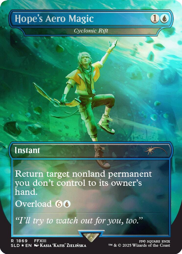 Hope's Aero Magic - Cyclonic Rift (Rainbow Foil) [Secret Lair Drop Series] | Good Games North