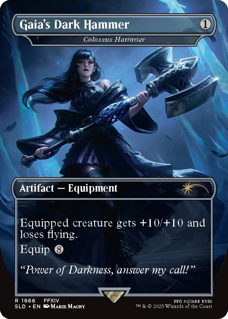 Gaia's Dark Hammer - Colossus Hammer [Secret Lair Drop Series] | Good Games North