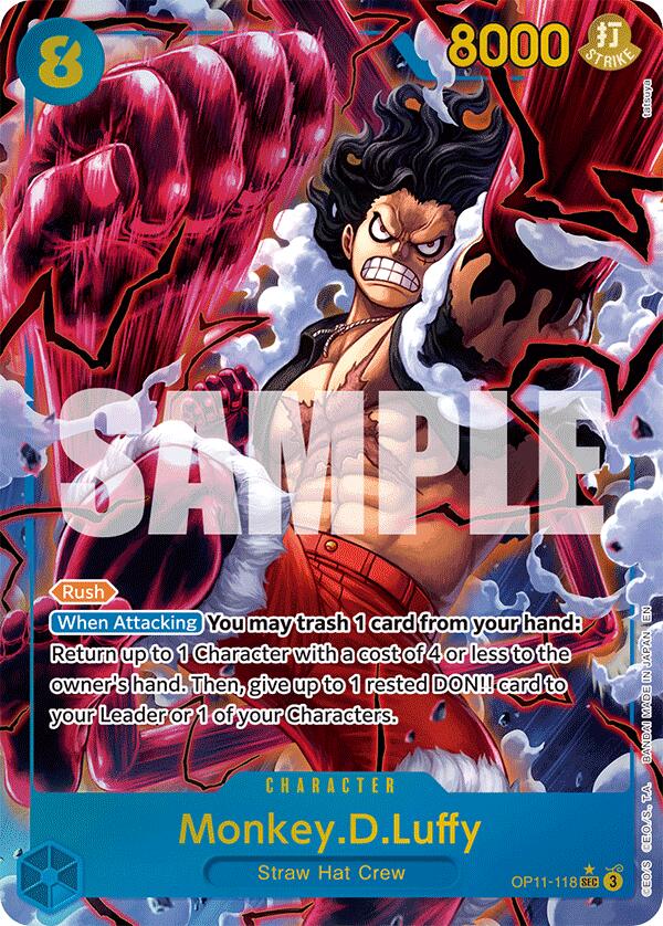 Monkey.D.Luffy (118) (Alternate Art) [A Fist of Divine Speed] | Good Games North