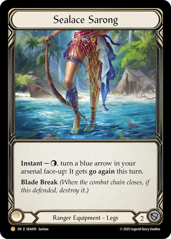 Sealace Sarong [SEA095] (High Seas)  Rainbow Foil | Good Games North