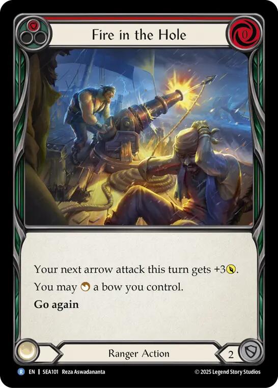 Fire in the Hole [SEA101] (High Seas)  Rainbow Foil | Good Games North