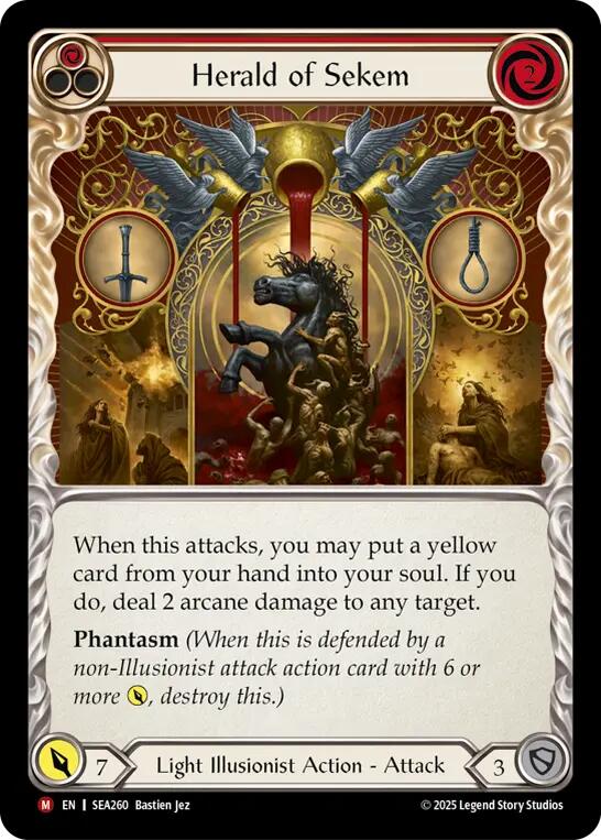 Herald of Sekem [SEA260] (High Seas)  Rainbow Foil | Good Games North